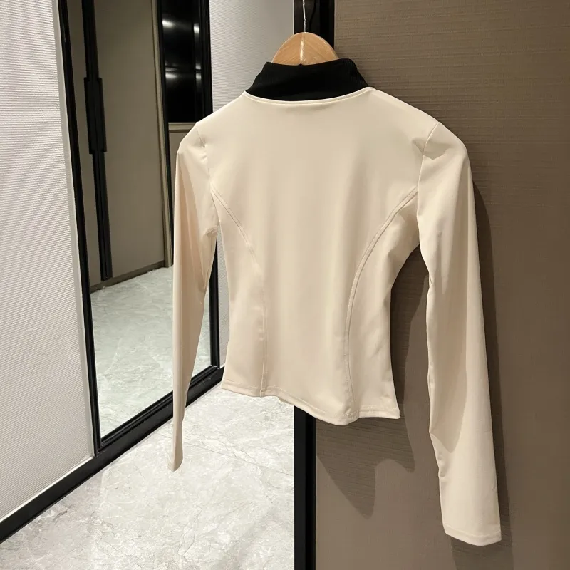 『S-L』激売れ中スタイリッシュエレガント通気性 セクシーフィット感 トップス ヨガウェア