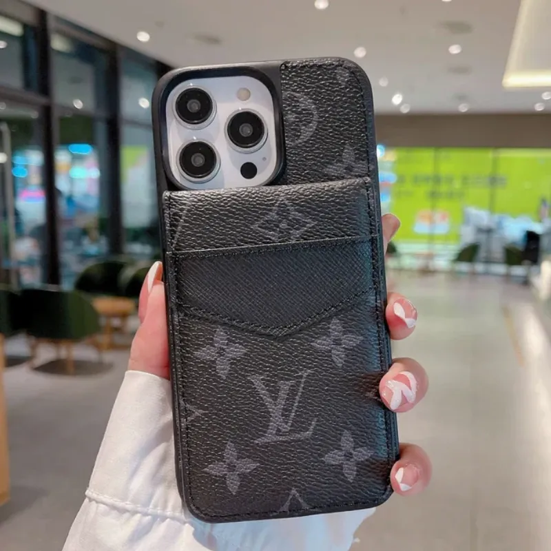 デザイン感 耐久性 カードホルダー付き高級iPhone用レザーケース - 2-in-1デザイン