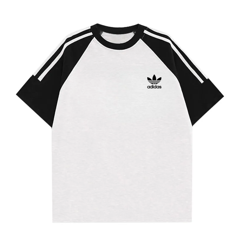 『M-3XL』通気性 アクティブ シンプル 洗練された カラーブロック Tシャツ