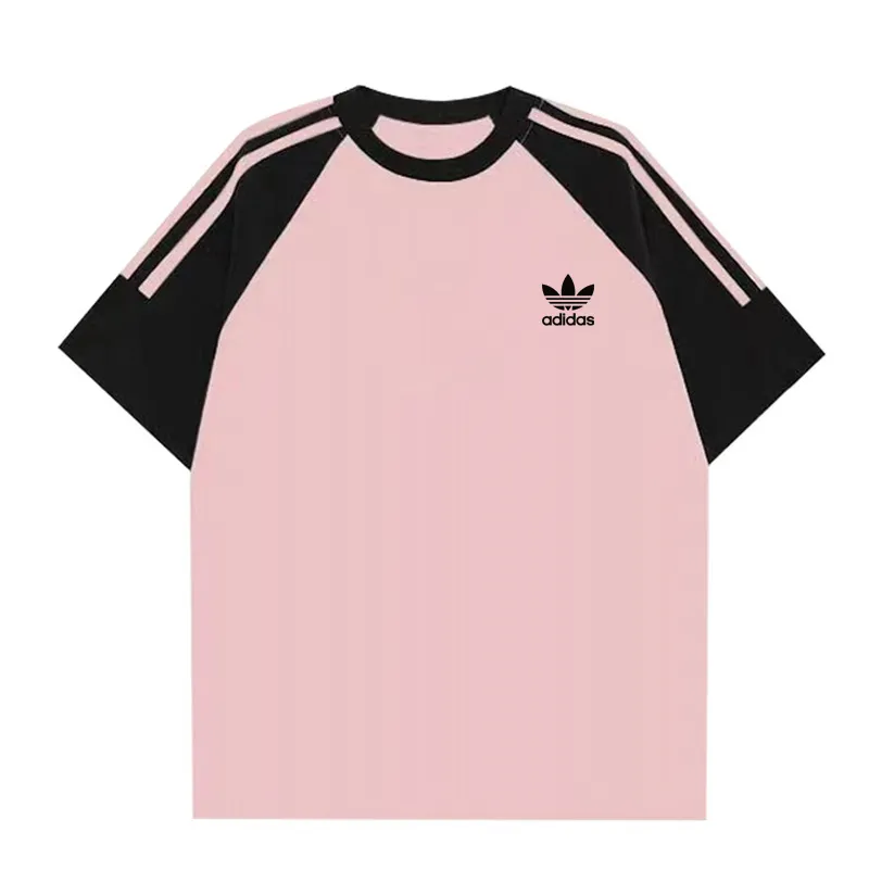 『M-3XL』通気性 アクティブ シンプル 洗練された カラーブロック Tシャツ