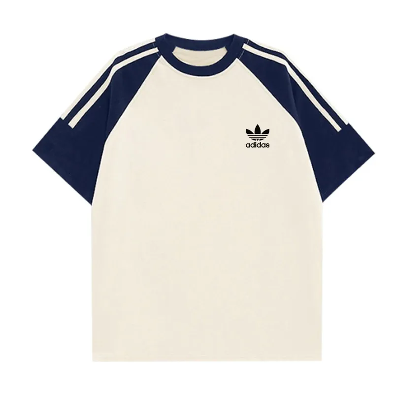 『M-3XL』通気性 アクティブ シンプル 洗練された カラーブロック Tシャツ