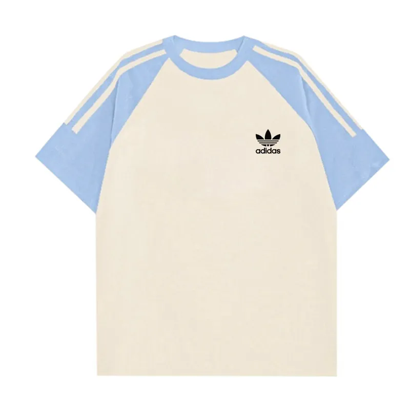 『M-3XL』通気性 アクティブ シンプル 洗練された カラーブロック Tシャツ