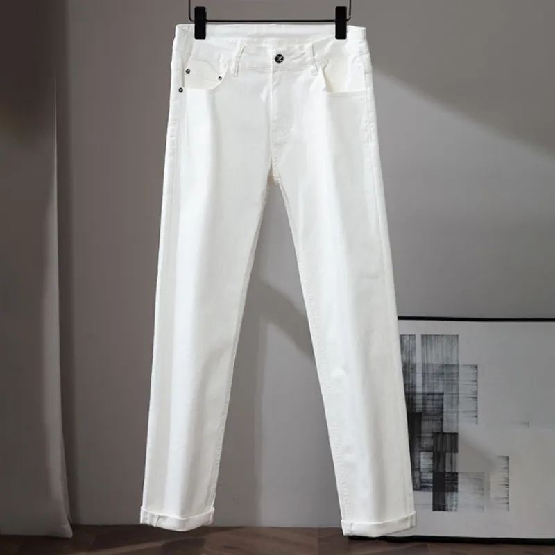 『M-3XL』売れ筋 着心地良い 高品質 スタイリッシュ シンプル クラシック 合わせやすい 男性用ジーンズ