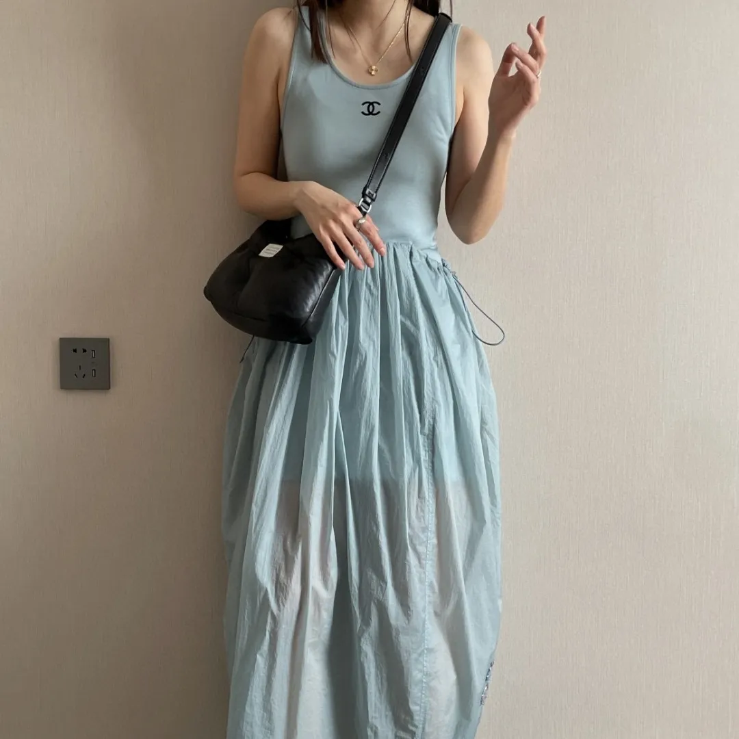 『S-L』ラク 快適 美人度アップ 高級感 超人気商品 リゾート風 ロングワンピース