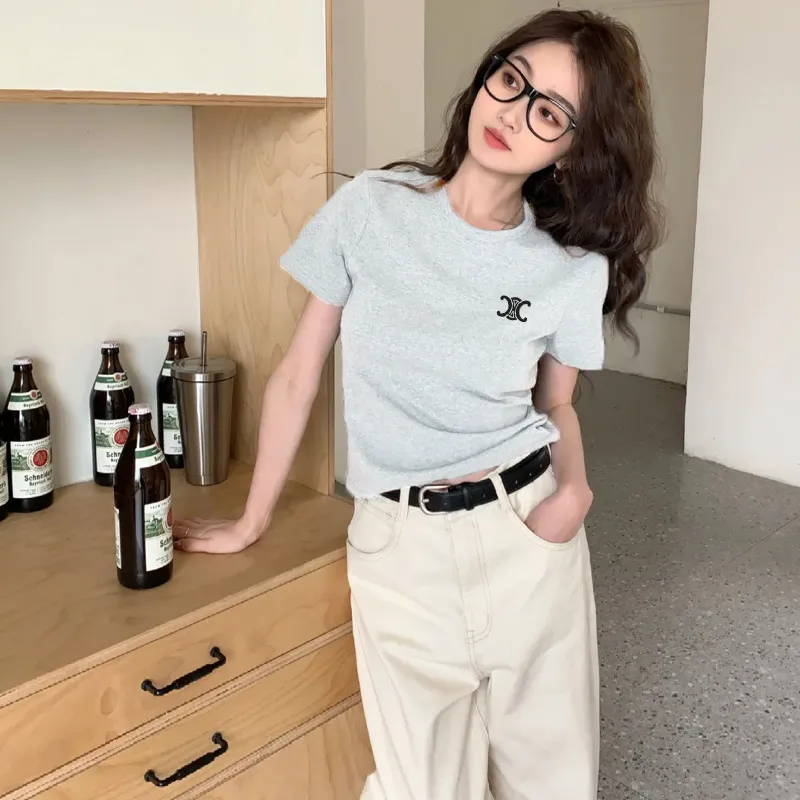 『S-XL』気質いい 超人気商品 大人の定番 ヴィンテージ フィット感 ミニマリスト エレガント Tシャツ