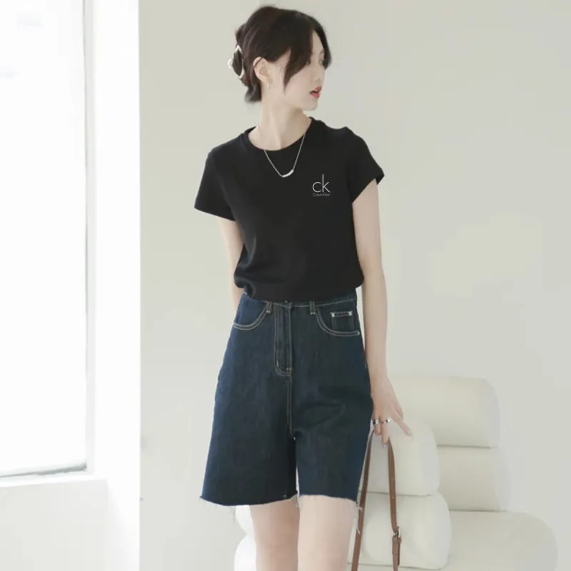 『S-XL』今季も大流行 快適 ファッション 通気性 合わせやすい クラシック正肩Tシャツ
