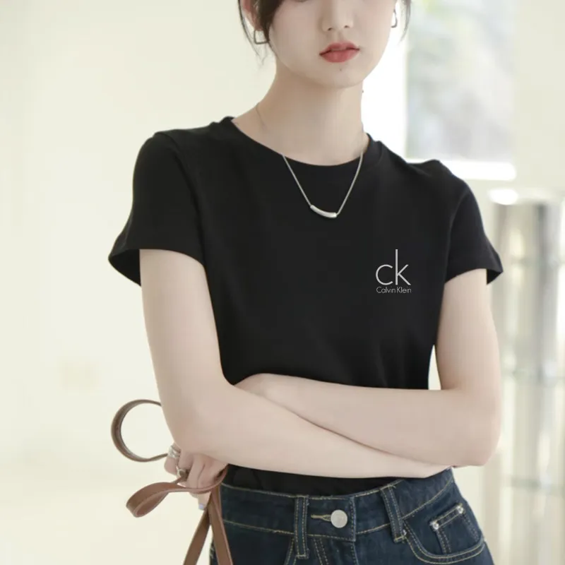 『S-XL』今季も大流行 快適 ファッション 通気性 合わせやすい クラシック正肩Tシャツ