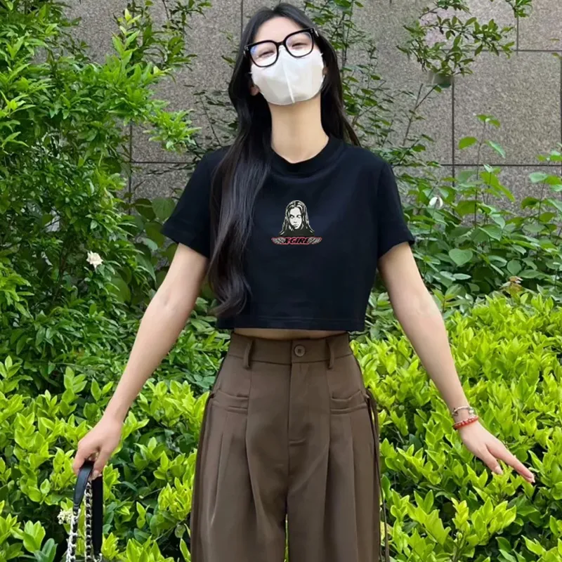 『S-2XL』女子マスト 着瘦せ カジュアル 快適 エレガント 合わせやすい 正肩Tシャツ