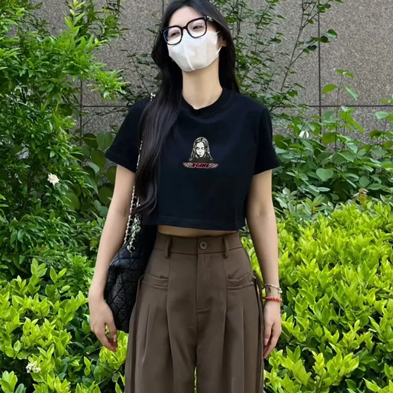 『S-2XL』女子マスト 着瘦せ カジュアル 快適 エレガント 合わせやすい 正肩Tシャツ