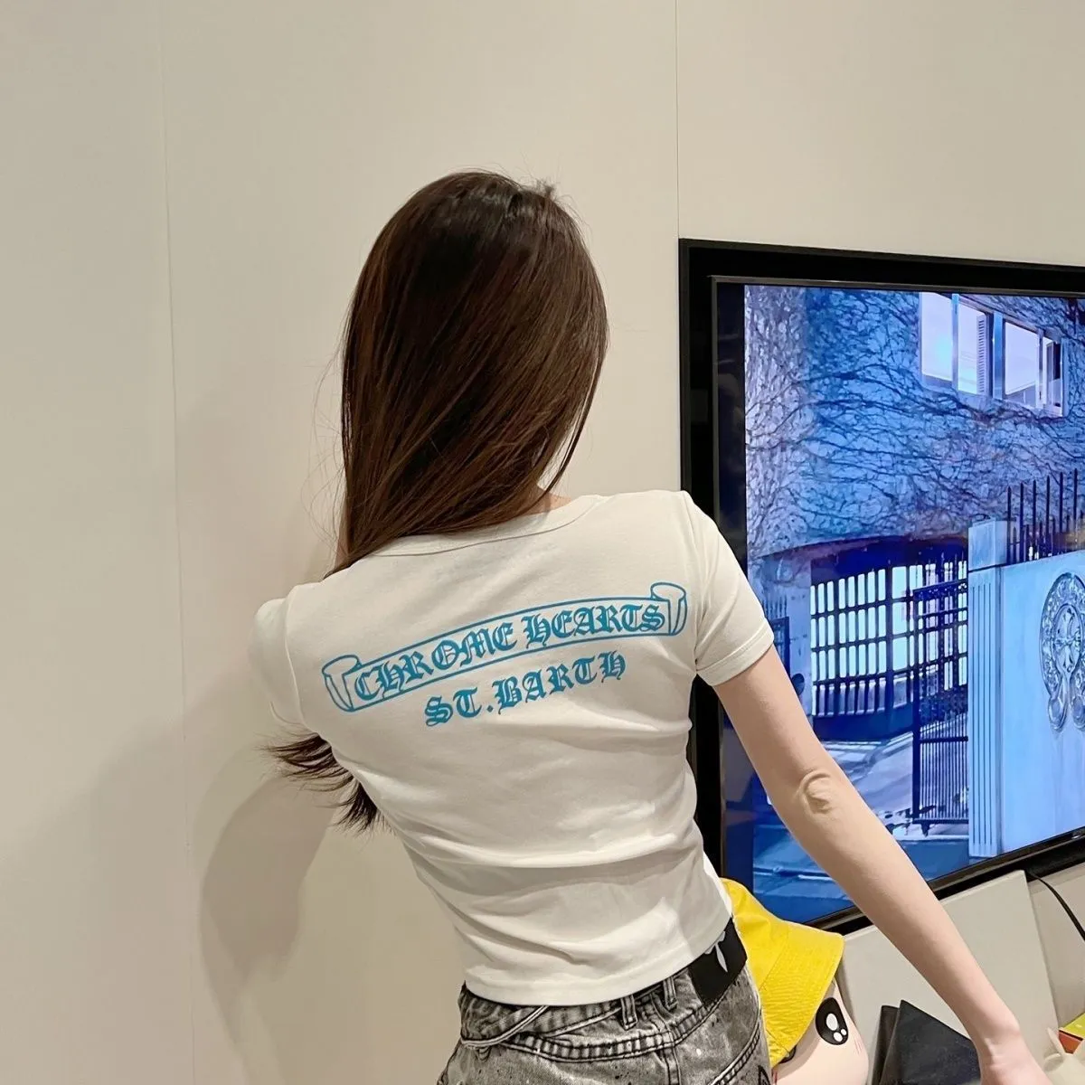 『S-2XL』新作 ストリートブランド サンスクリットプリント レアデザイン セクシーコーデ レディース