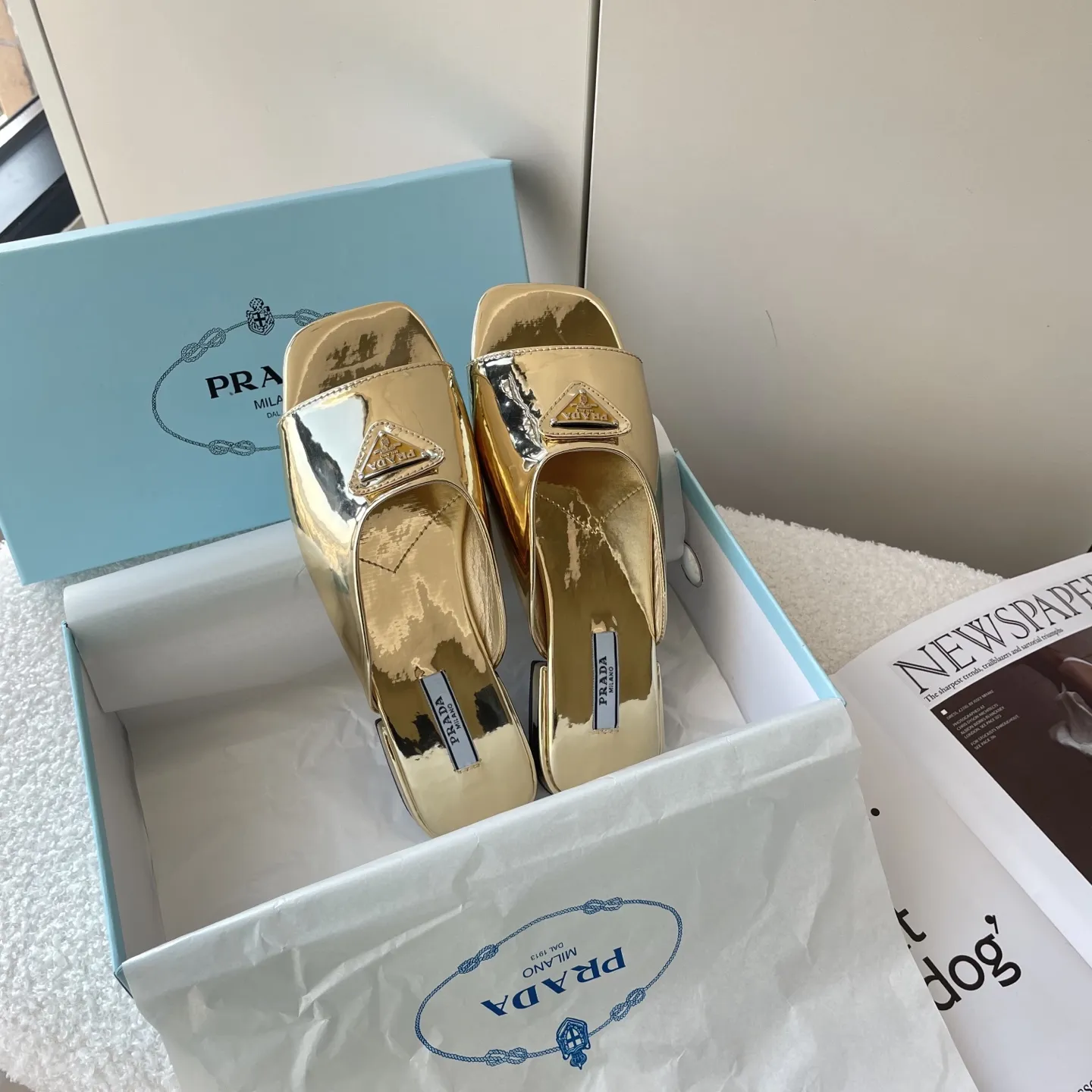 『36-41』ソフトレザー サテン ハンドメイドスパンコール ワイドトゥ フラットスリッパ
