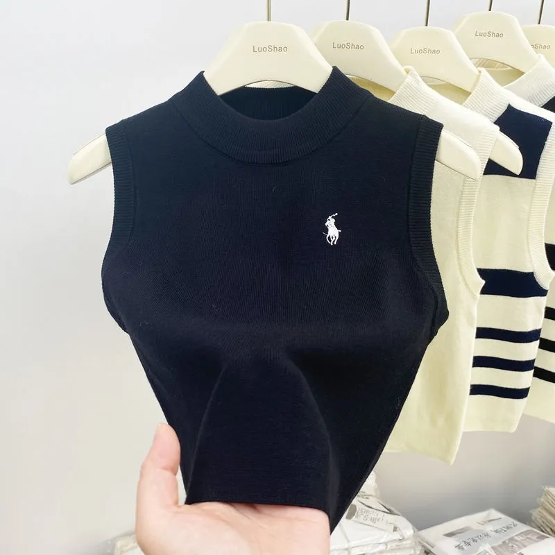 『S-XL』目立つ トレンド 快適 ソフト ストレッチ エレガント ガーリッシュ 合わせやすい ニットベスト