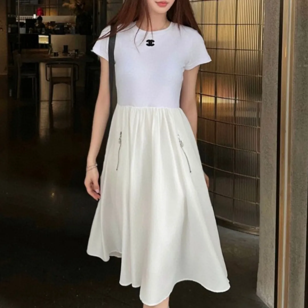 『S-L』SNSで話題沸騰 今すぐチェック 見逃すな エレガント フェミニン 夏らしい ワンピース