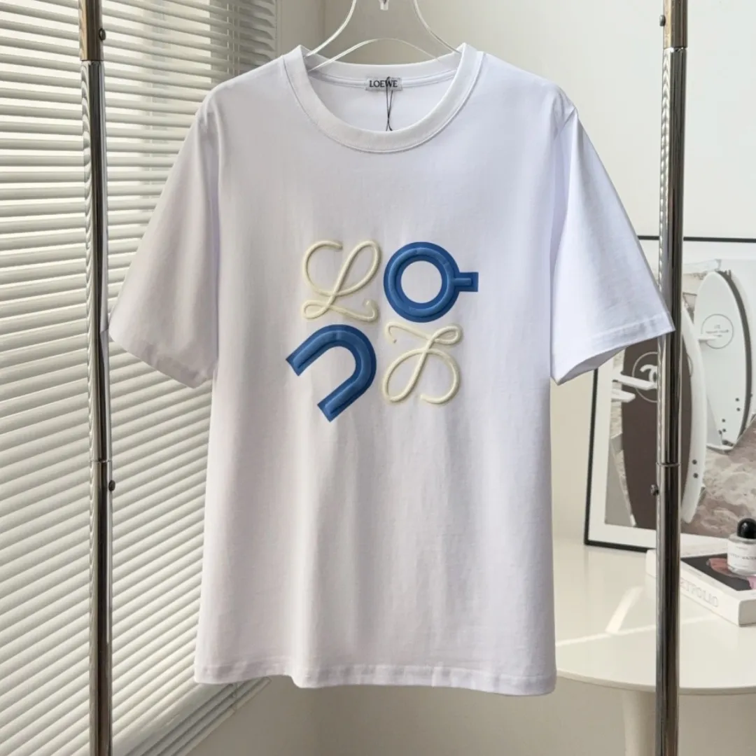 『S-XL』クラシックカラー カジュアルデイリー コラボモデル クルーネック ドットプリント半袖Tシャツ