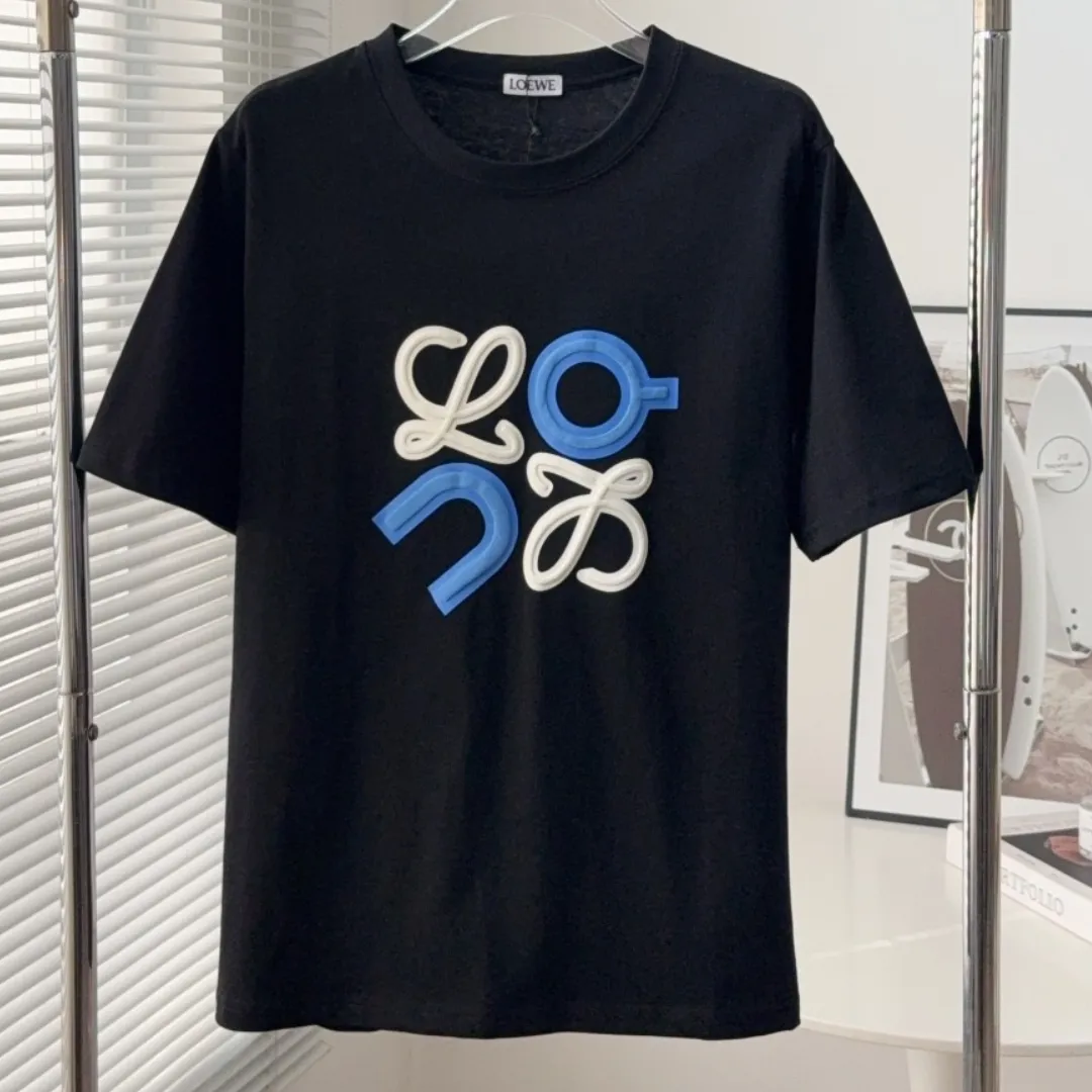 『S-XL』クラシックカラー カジュアルデイリー コラボモデル クルーネック ドットプリント半袖Tシャツ