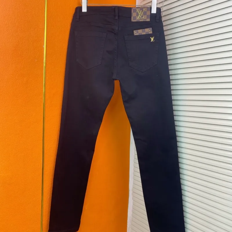 『S-2XL』目立つ  高品質 ファッション シンプル 快適 クラシック 合わせやすい スリムストレートジーンズ