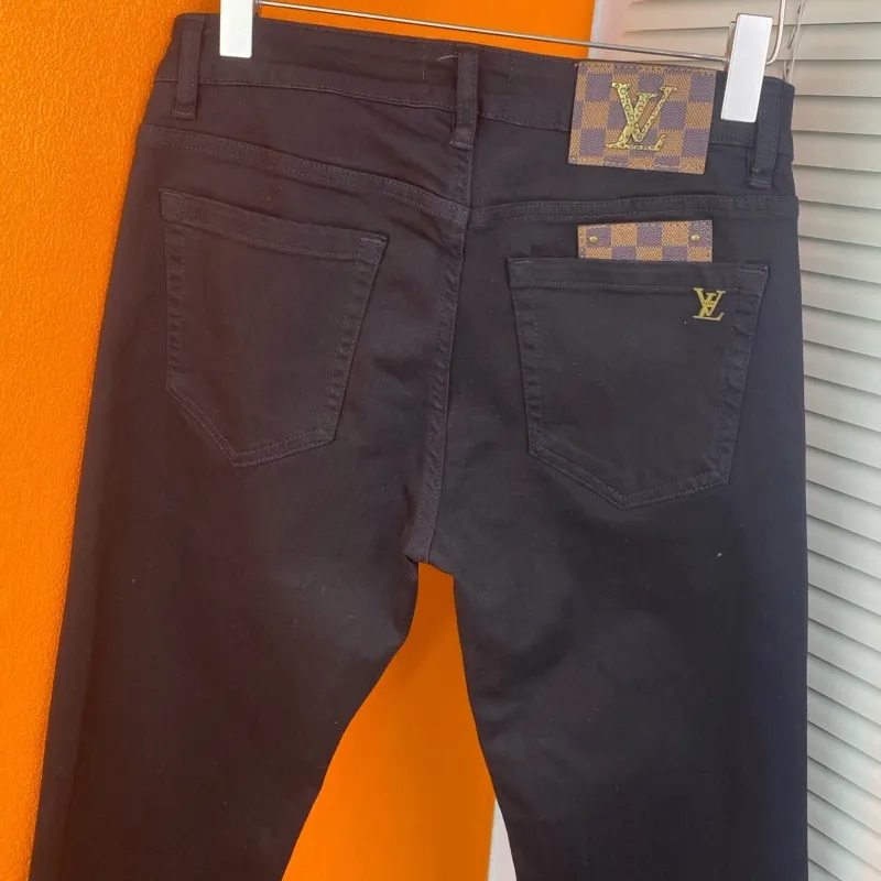 『S-2XL』目立つ  高品質 ファッション シンプル 快適 クラシック 合わせやすい スリムストレートジーンズ