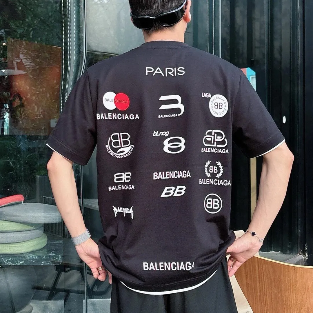 『S-4XL』クリーンな印象 スポーティーなアクセント トレンド感抜群 ヴィンテージ風プリント Tシャツ