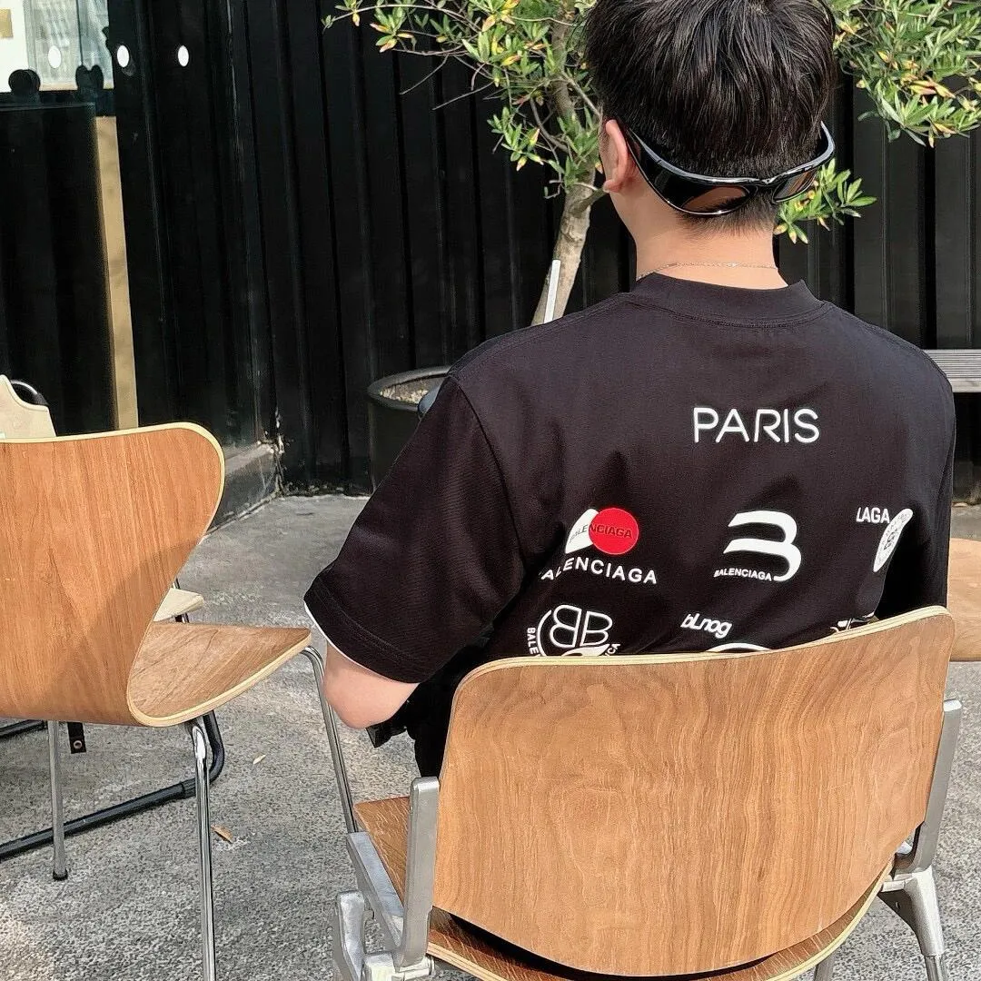 『S-4XL』クリーンな印象 スポーティーなアクセント トレンド感抜群 ヴィンテージ風プリント Tシャツ