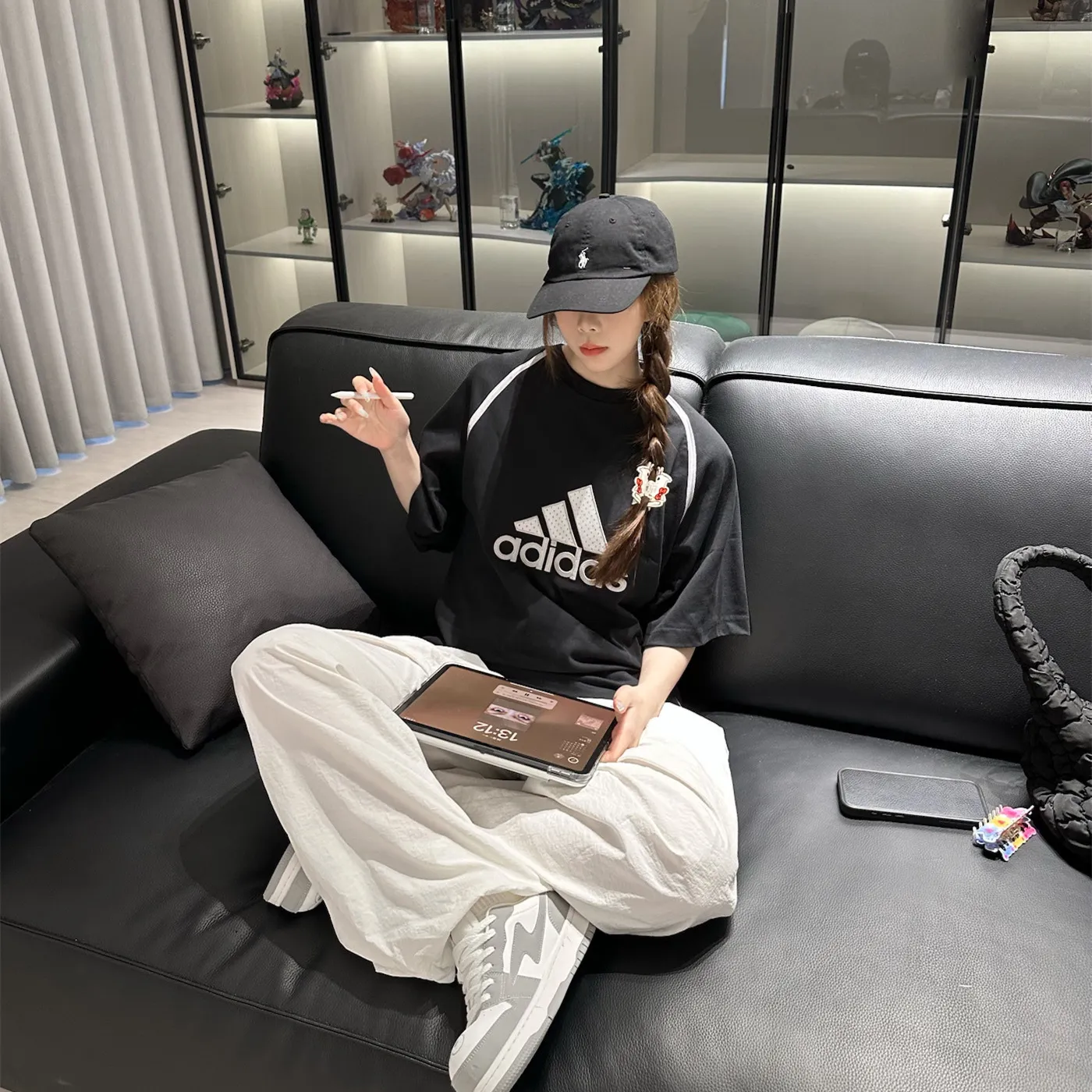 『S-2XL』アメリカン レトロ パッチワーク 綿100% ストリート 通気性 カジュアル 半袖