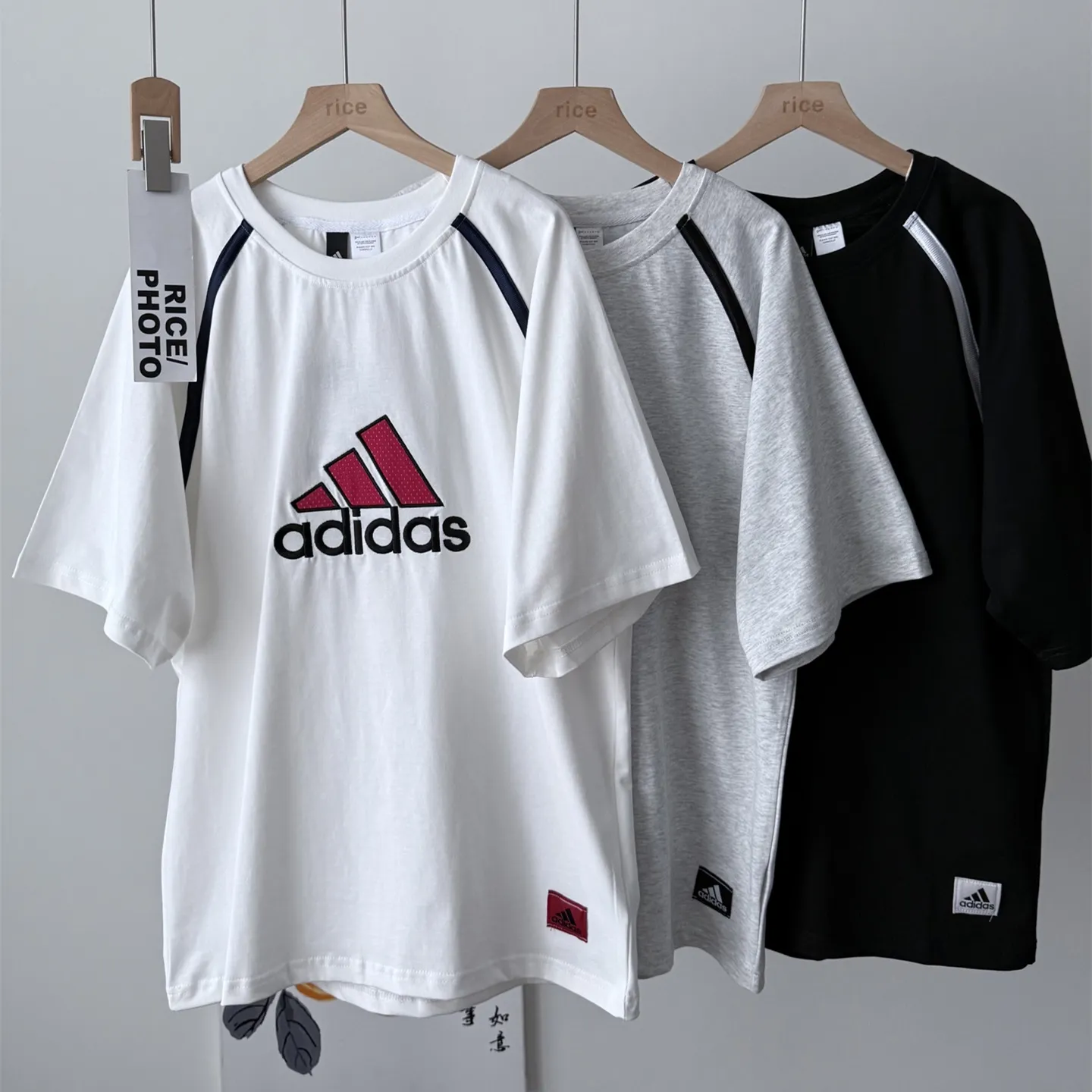『S-2XL』アメリカン レトロ パッチワーク 綿100% ストリート 通気性 カジュアル 半袖
