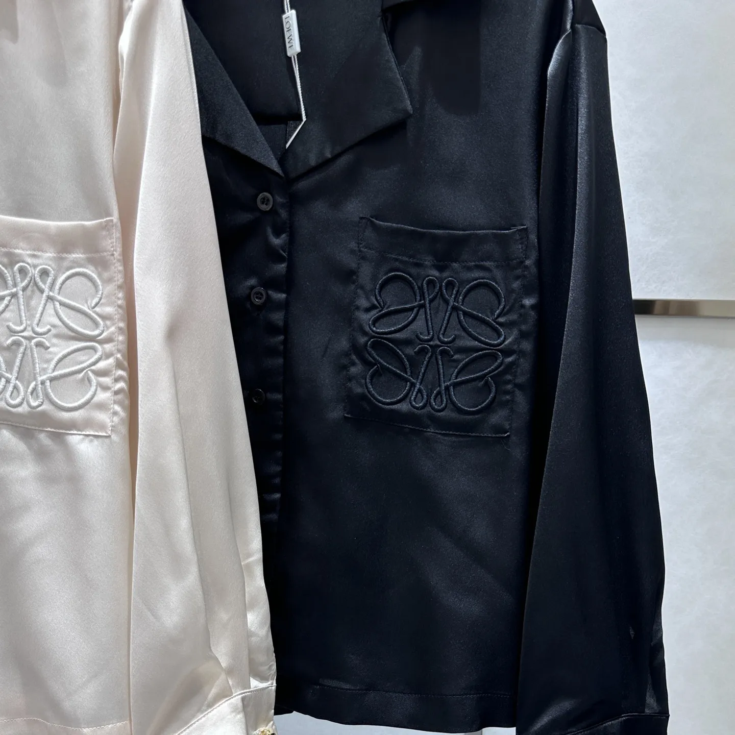『S-L』新作 カジュアル 刺繍 パッチポケット スリット タータンカラー 長袖 シャツ ロングパンツ