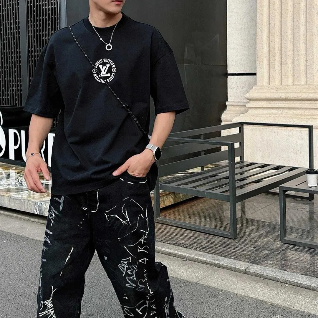『S-4XL』シーズン必須アイテム コーディネートの主役 高見えデザイン トレンディ モード系 半袖 Tシャツ