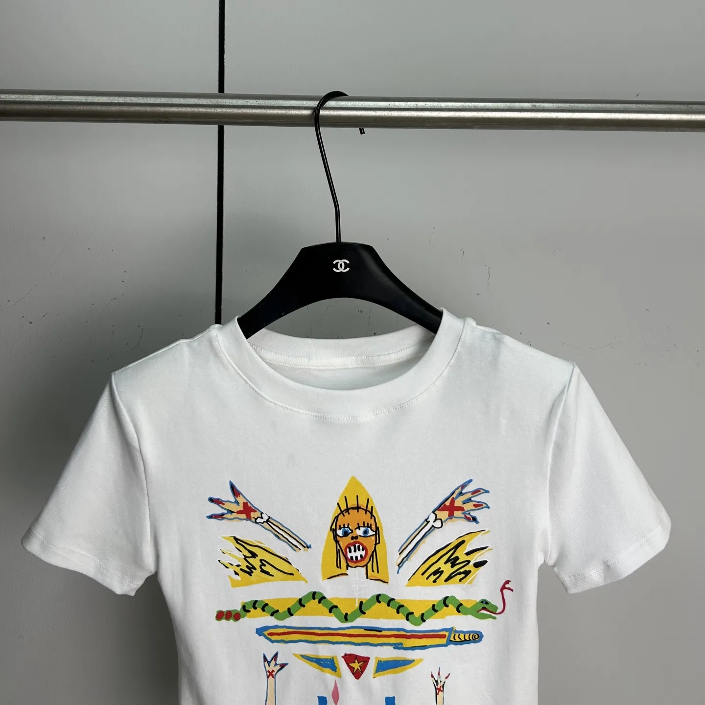 『S-2XL』通気性 ストレッチ おしゃれ カジュアル スリム プリント Tシャツ