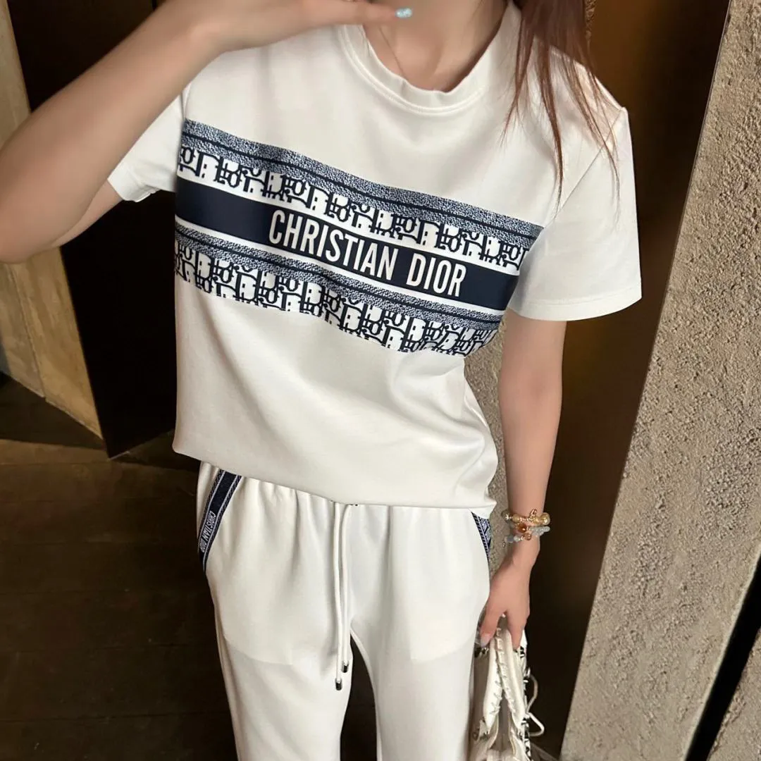 『S-L』デザイン独特 日常 通勤 カジュアル 半袖 ロングパンツ セットアップ