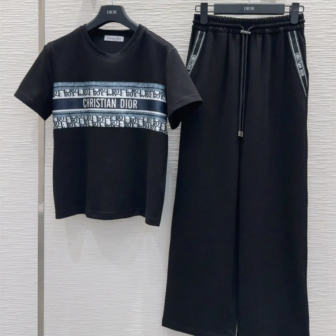 『S-L』デザイン独特 日常 通勤 カジュアル 半袖 ロングパンツ セットアップ