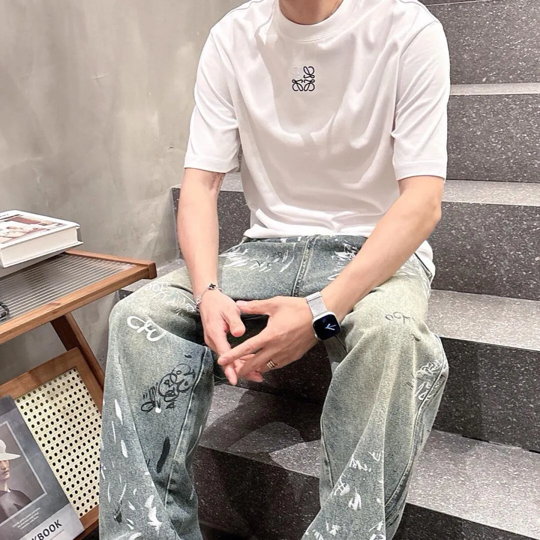 『S-4XL』買わなきゃ損 着心地バツグン デイリー使いに最適 トレンディ 刺繍 Ｔシャツ