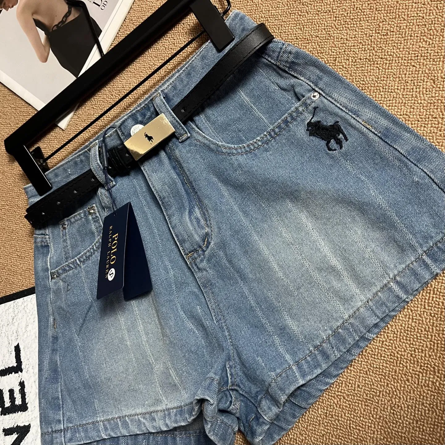 『S-L』大人可愛い 着るだけで特別感 インスタ映え間違いなし 夏 ストレッチ おしゃれ リラックス 快適 刺繍 デニムショーツ