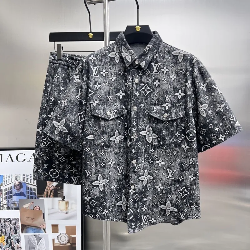 『M-3XL』夏の最強コーデトレンド レトロ クール 着るたび新鮮な着こなし クール夏セットアップ