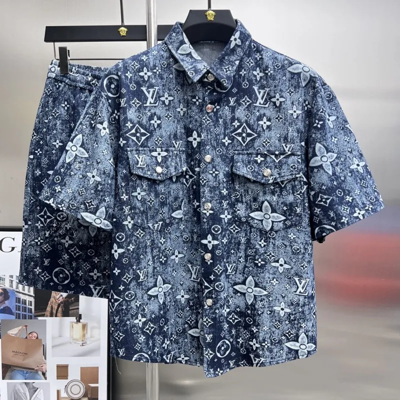 『M-3XL』夏の最強コーデトレンド レトロ クール 着るたび新鮮な着こなし クール夏セットアップ