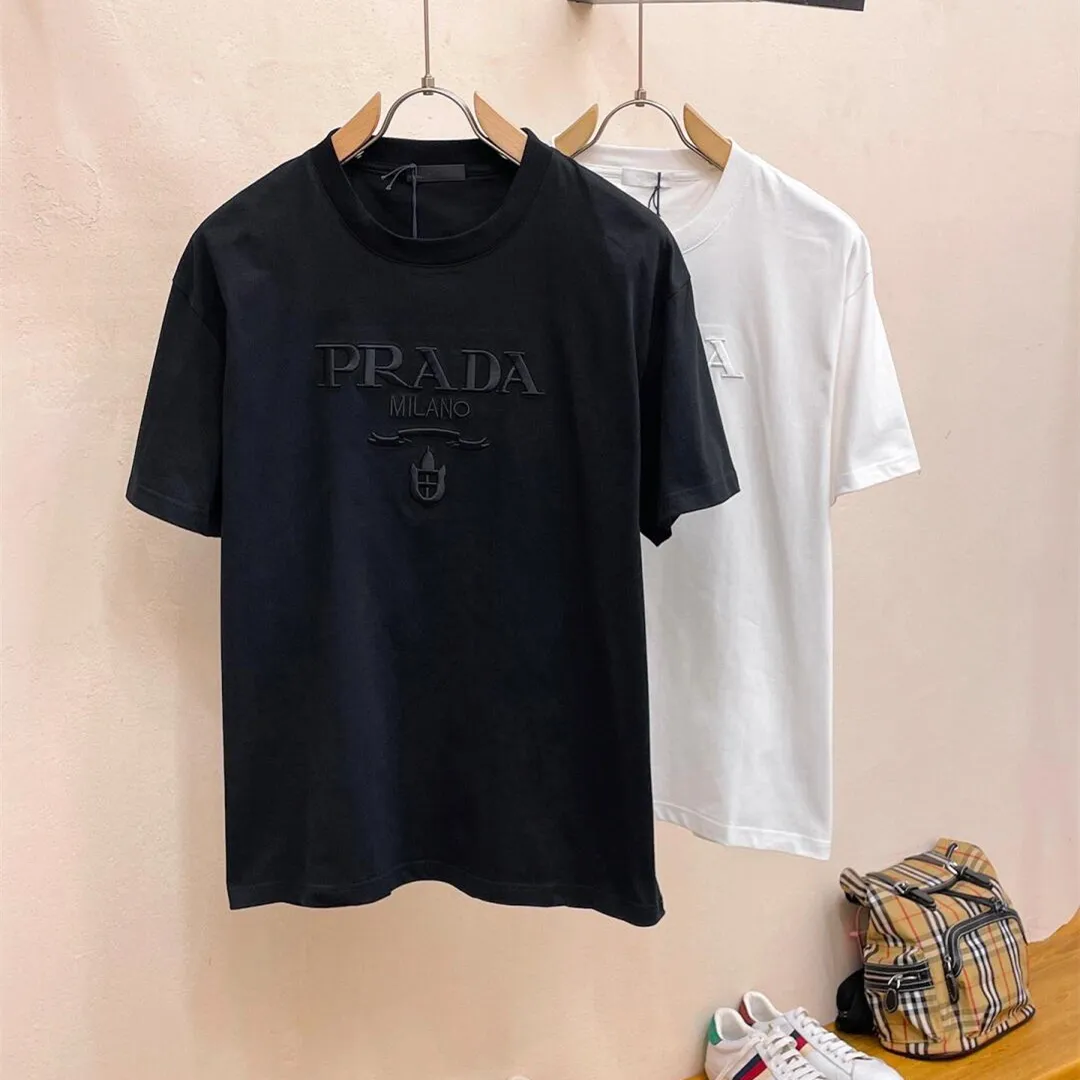 『S-4XL』大好評 着心地良い 今季大流行 高級感 柔らかい スタイリッシュ ミニマリスト 刺繍 Ｔシャツ