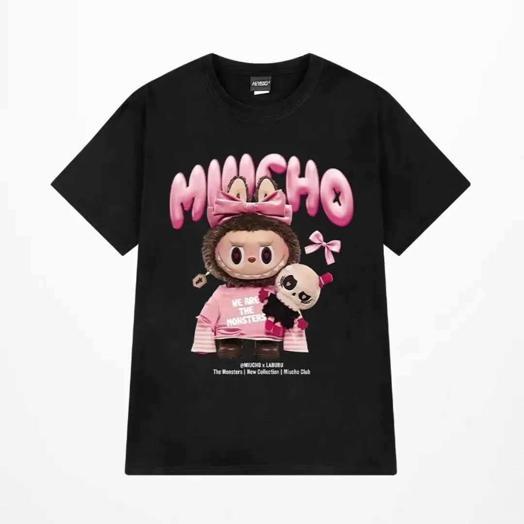 『S-4XL』今季も大流行 大好評 人気上昇中 カジュアル 可愛い カートゥーンプリント レデイーズメンズ Ｔシャツ