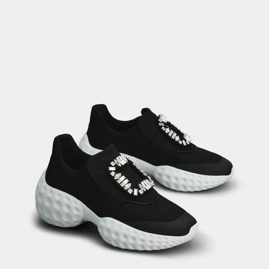 『34-41』シンプルで使いやすい！高級感 2カラー ハイヒール 4.5cm スポーツシューズ