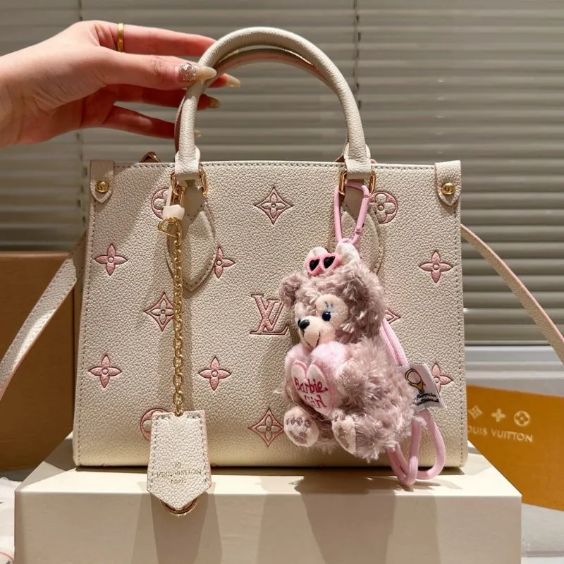 チャーム付き 売れ切れ必至 合わせやすい キュート ハンドバッグ 肩掛け ショルダーバッグ