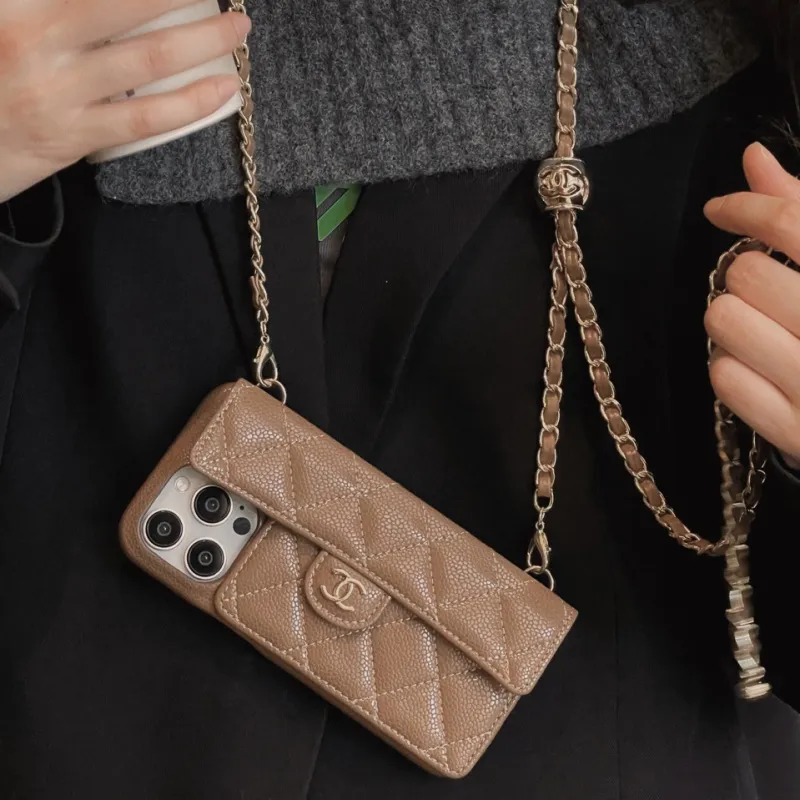 デザイン感 カードホルダー ストラップ付き スマホケース