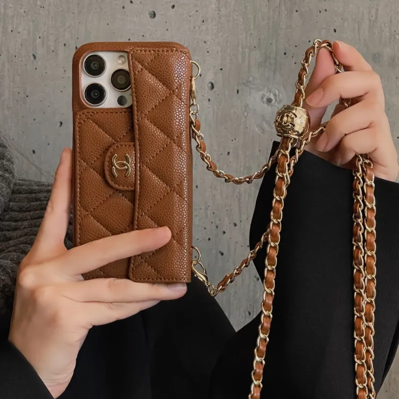 デザイン感 カードホルダー ストラップ付き スマホケース