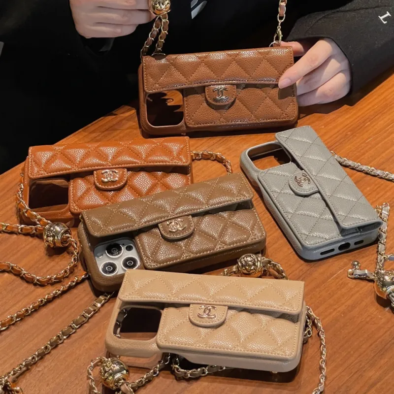 デザイン感 カードホルダー ストラップ付き スマホケース