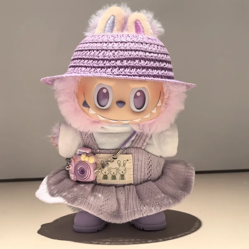 取り入れたい おすすめ ファッション 可愛い 3色選べる labubuぬいぐるみペンダント 服