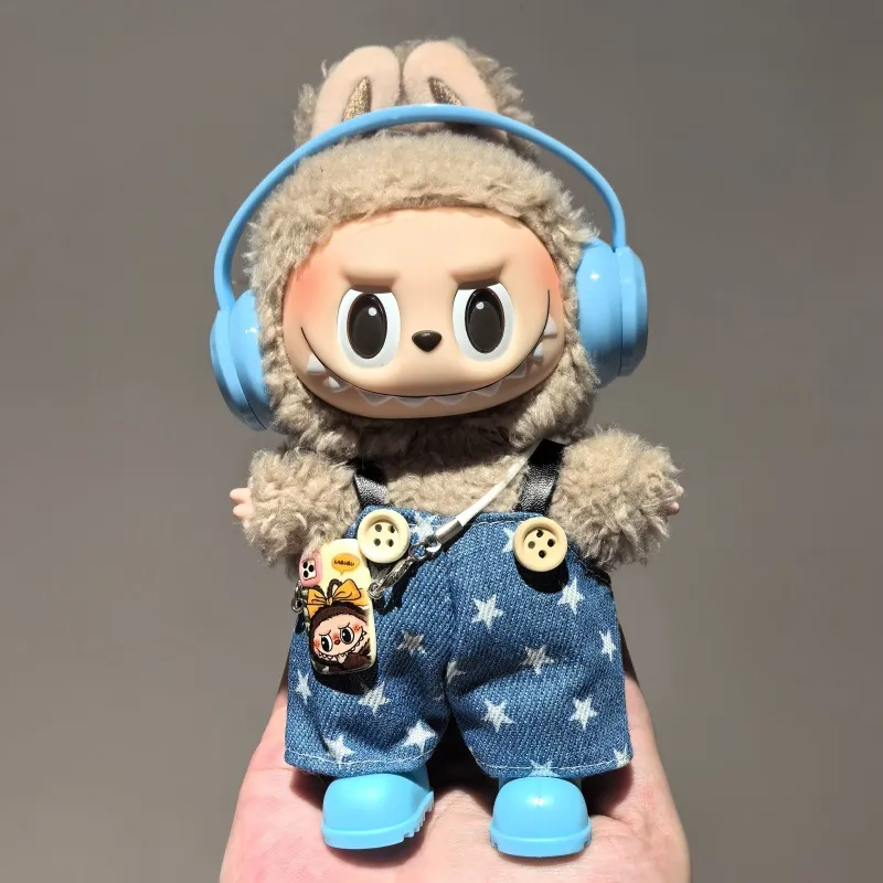 憧れ 激売れ中 トレンド デニム 4点セット labubuぬいぐるみペンダント 服
