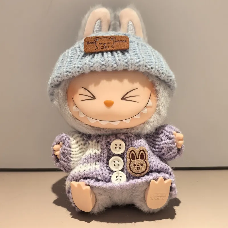 好感度UP 絶対欲しい トレンド ニット labubuぬいぐるみペンダント 服