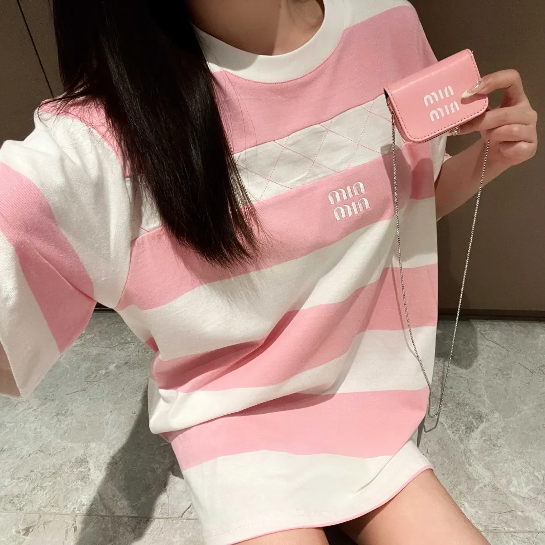 『フリーサイズ』売れ切れ必至 着心地良い モード スウィート ボーダー柄 Tシャツ