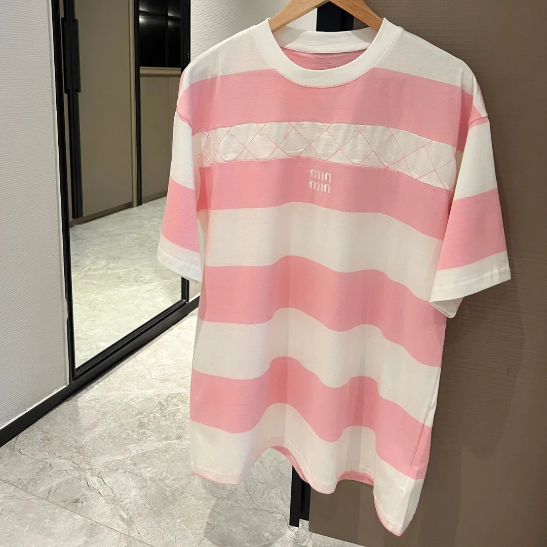 『フリーサイズ』売れ切れ必至 着心地良い モード スウィート ボーダー柄 Tシャツ