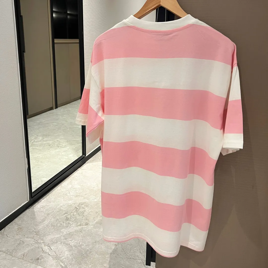 『フリーサイズ』売れ切れ必至 着心地良い モード スウィート ボーダー柄 Tシャツ