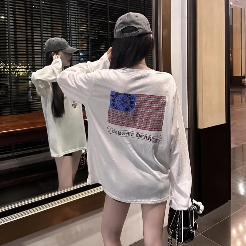『フリーサイズ』人気上昇中 オーバーサイズ デザイン感 トレンド 長袖 Ｔシャツ
