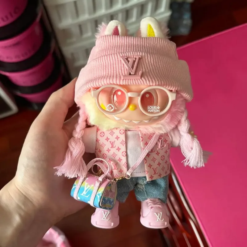新作 可愛い ガーリッシュ スウィートlabubuぬいぐるみペンダント服 人形を含まない