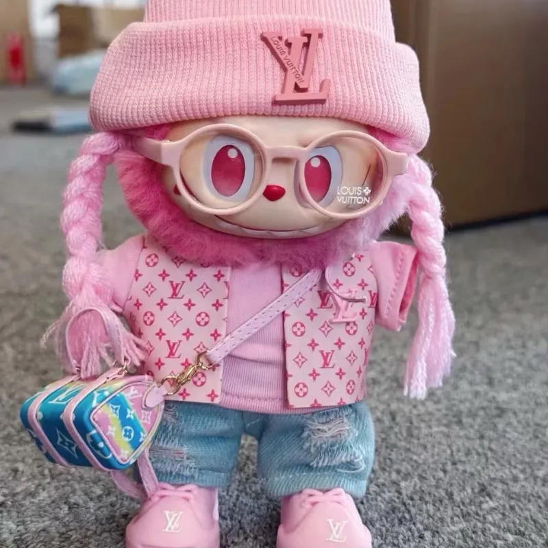 新作 可愛い ガーリッシュ スウィートlabubuぬいぐるみペンダント服 人形を含まない